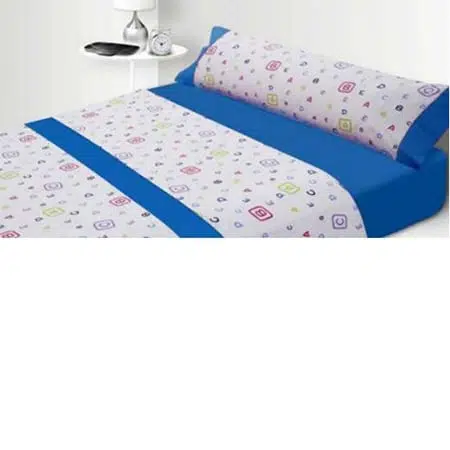 Juego cama letras azul(c.90)