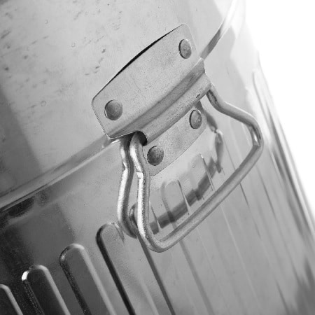 Cubo basura zinc retro(31x35x49cm)