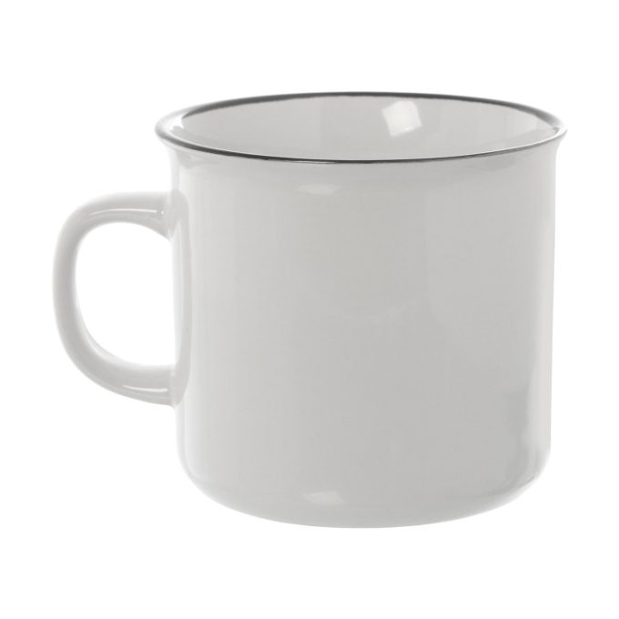 Mug Cerámica Carita Sonriente (9dx11x8 cm)