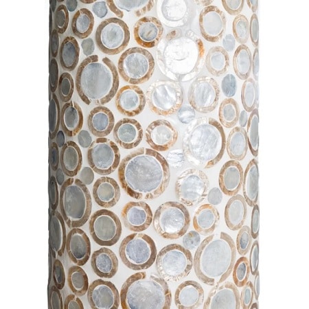 Paragüero crema círculos beiges(20dx57cm)