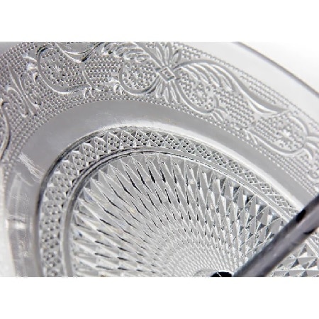 Bandeja doble cristal Isabela(15x25x25cm)