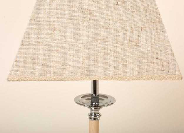 Lámpara natural-plata (23x14x45cm)