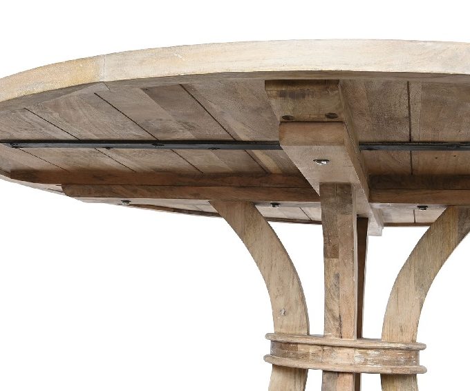 Mesa Comedor Redonda Mango Eloise,Clásica (150dx76cm)