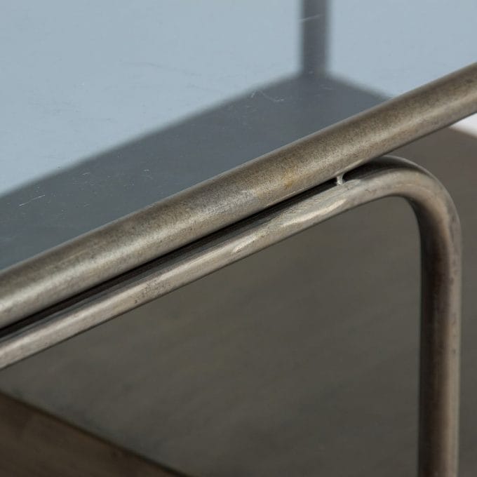 Escritorio madera-metal industrial (140x40x79cm)