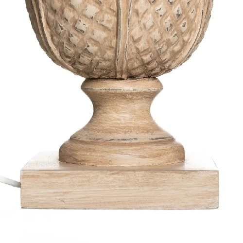 Lámpara Mesa Piña Decapada Eloise, shabby chic (35x45x64 cm)