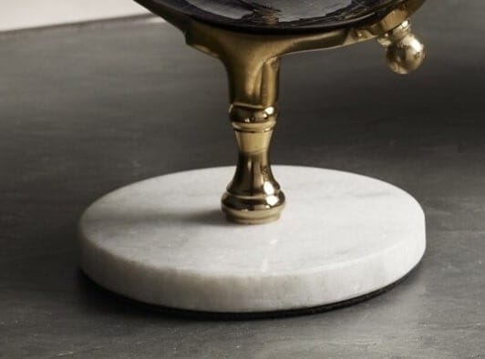 Bola del Mundo Azul-Oro (22dx33cm)