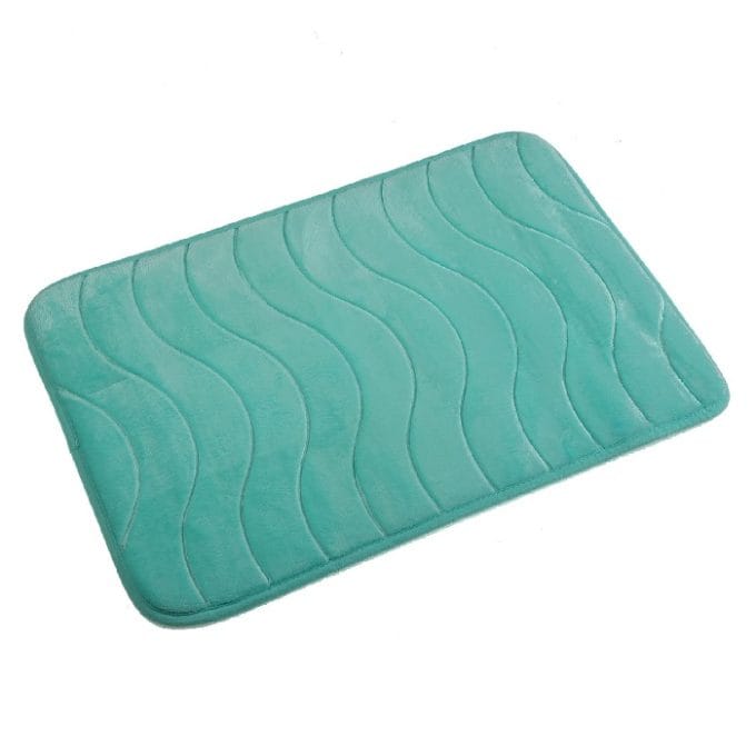 Alfombra Baño Microfibra Líneas Multicolor (45x70x1 cm)