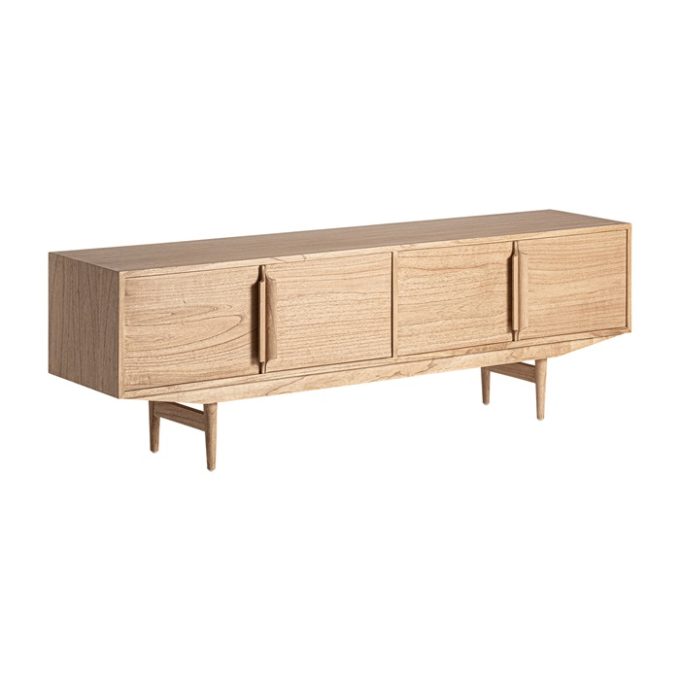 mueble auxiliar tv madera mindi natural nórdico