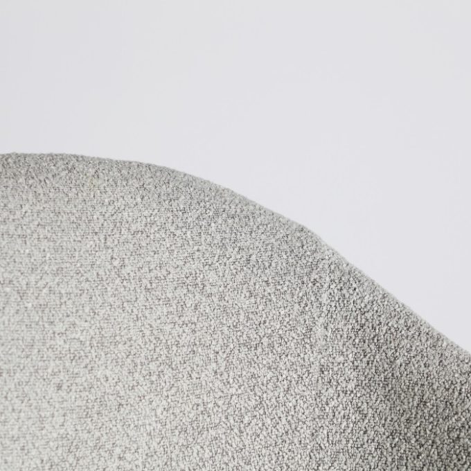 Set 2 Sillas Apoyabrazos Tapizado Gris Albany, Moderno (57x58x82 cm)