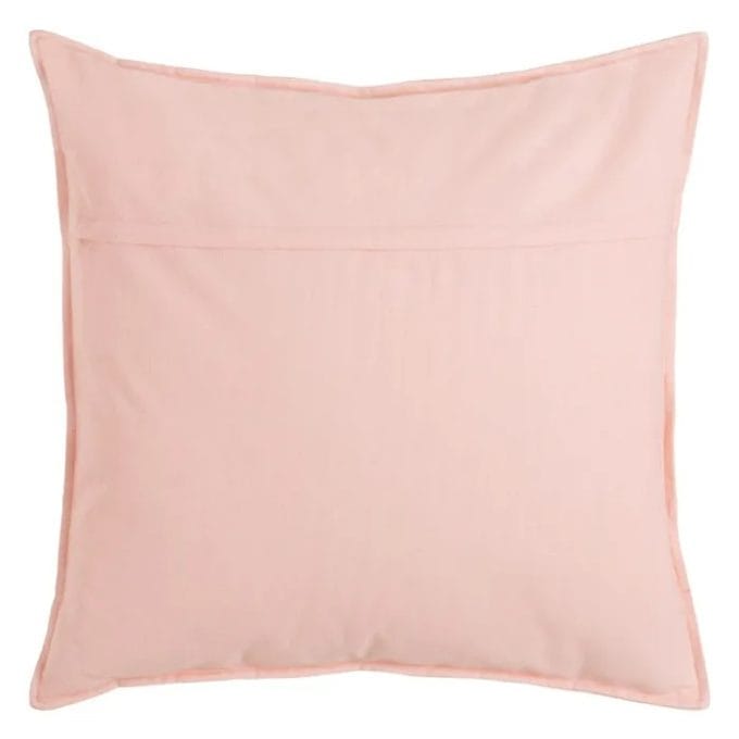 Cojín Terciopelo Rosa Claro Clásico (60x60cm)
