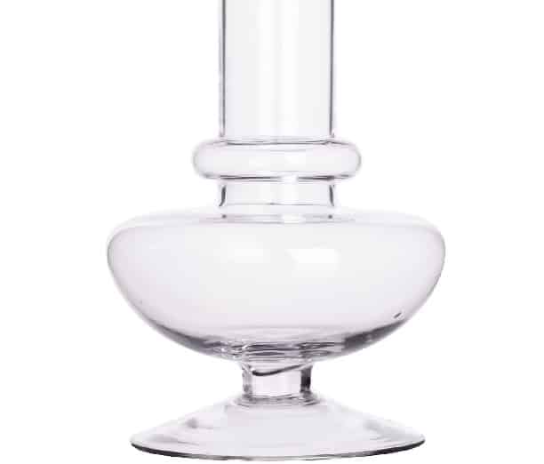 Jarrón Cristal Isabela (13dx30 cm)