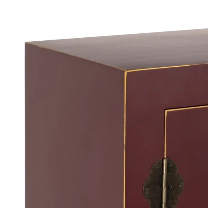 Consola Oriental Roja Tokio (85x26x85 cm)