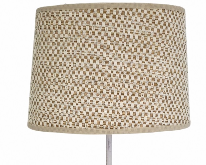 Lámpara Mesa Blanca Decapada Evy, Provenzal (23x14x42 cm)