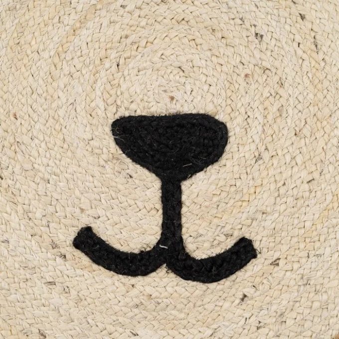 Alfombra Infantil Yute Natural León (100dx1cm)