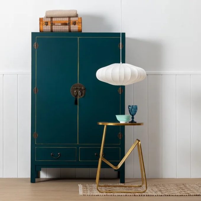 Consola Oriental Azul Tokio (85x26x85 cm)