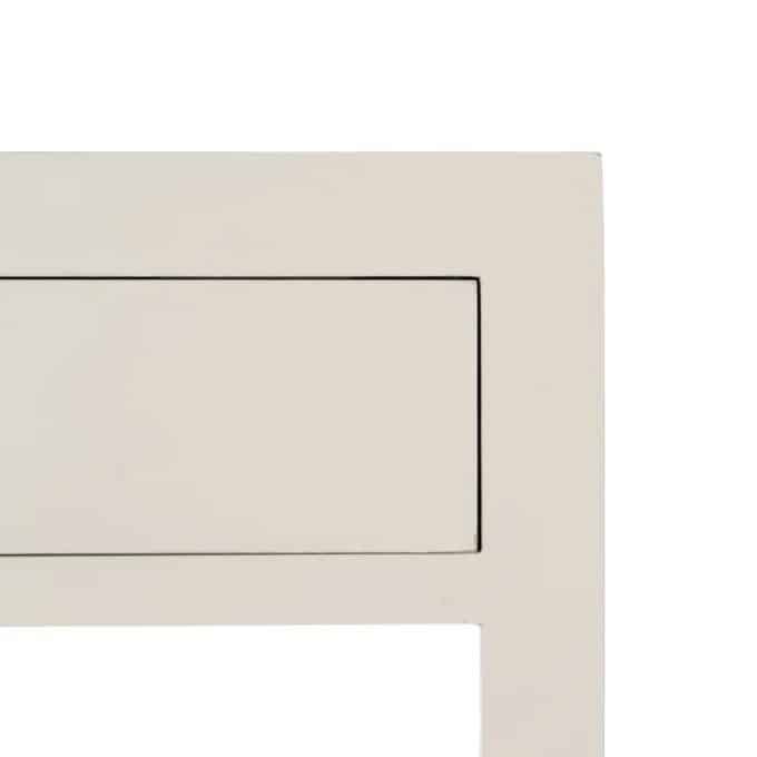 Mesita Auxiliar Oriental Blanca Tokio (50x40x66 cm)