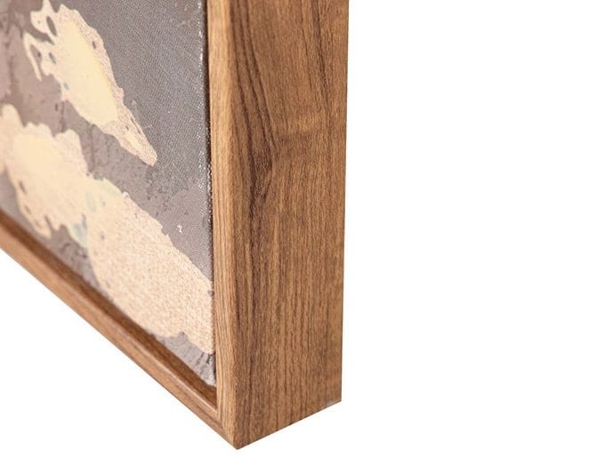 Cuadro Árbol Dorado Fondo Negro ( 120x4x80 cm)