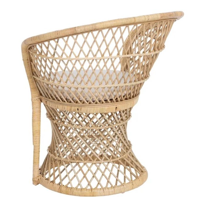 Sillón Ratán Trenzado Manila, Colonial (84x68x84 cm)