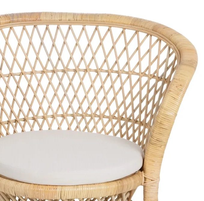 Sillón Ratán Trenzado Manila, Colonial (84x68x84 cm)