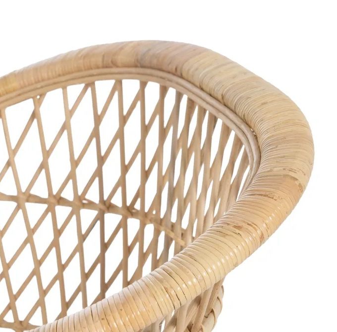 Sillón Ratán Trenzado Manila, Colonial (84x68x84 cm)