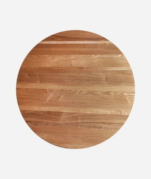 Mesa de Comedor Redonda en Madera de Paulonia Sogne, Nórdica (120dx77 cm) - Imagen 4