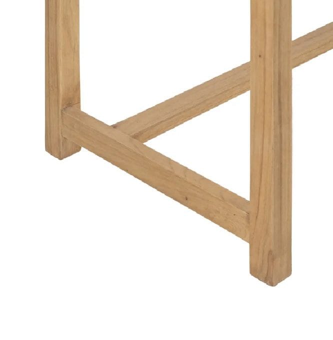 Consola en Madera Mindi Tres Cajones Mindi Elba, Nórdica (130x55x77 cm)