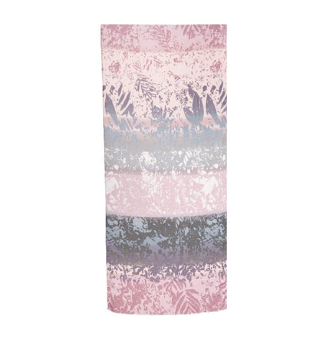 Foulard Poliéster Suave Estampado Abstracto Rosa (85x180 cm)