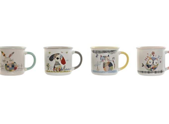 Taza en Porcelana Sweet Rabbit (12x9x9 cm)