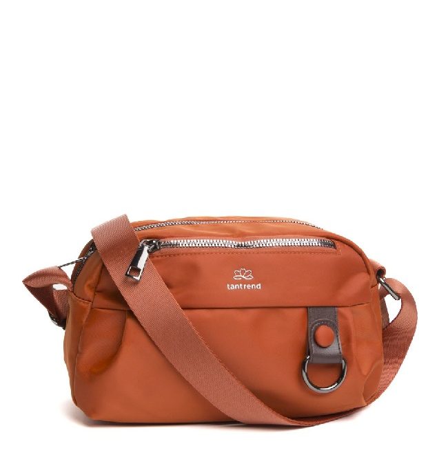 bolso bandolera nylon naranja