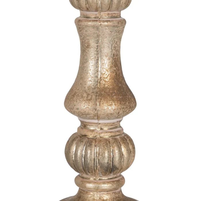 Set 2 Candelabros Cristal Tallado Oro Boheme (15x15x38 cm) - Imagen 5