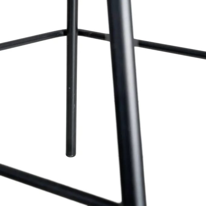 Set 2 Taburetes Naranja Dallas, Art Decó (47x47x90 cm)