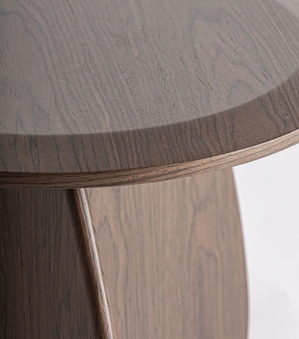 Mesa de Centro Madera DM Kochi, Contemporánea (80dx40 cm)