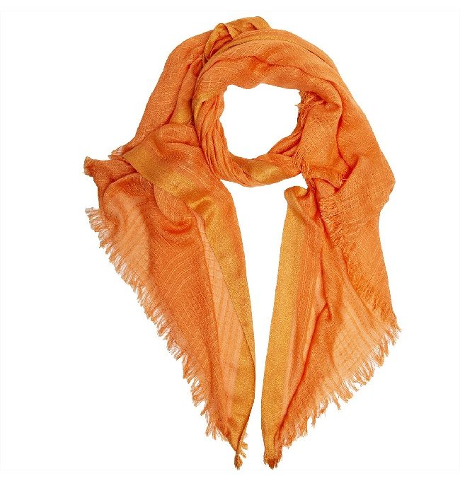Pañuelo Foulard Viscosa Naranja( 100 x180 cm)