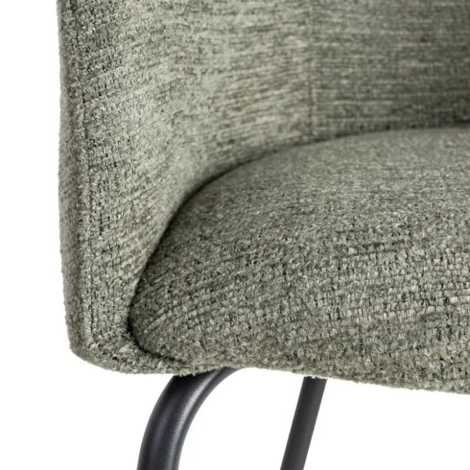 Set 2 Sillas Verdes Chicago Dallas, Contemporáneas (60x55x79cm)