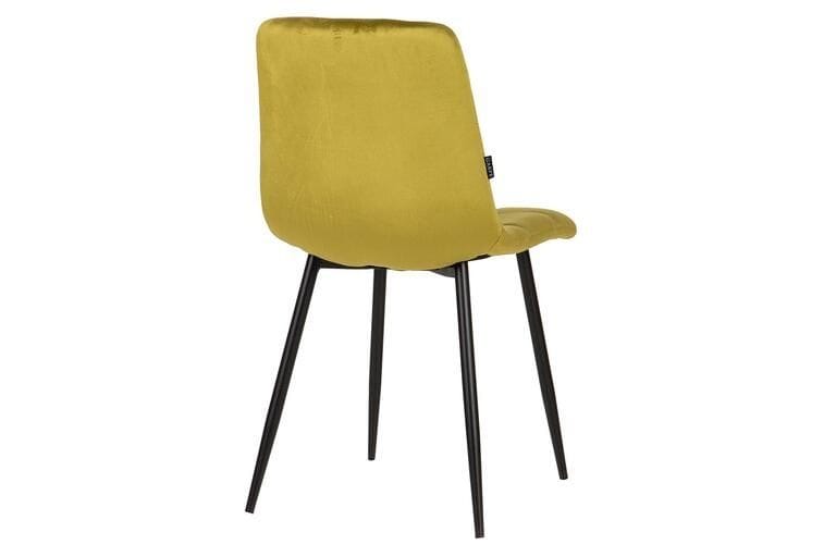 Set 4 Sillas Tapizadas Terciopelo Verde Dallas, Vintage (48x56x80 cm) - Imagen 3