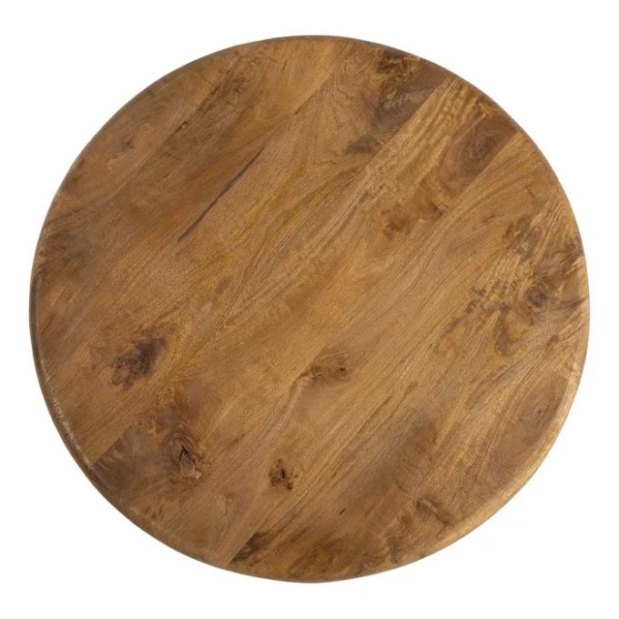 Mesa de Centro en Madera de Mango Akira, Estilo Japandi (72dx41 cm)