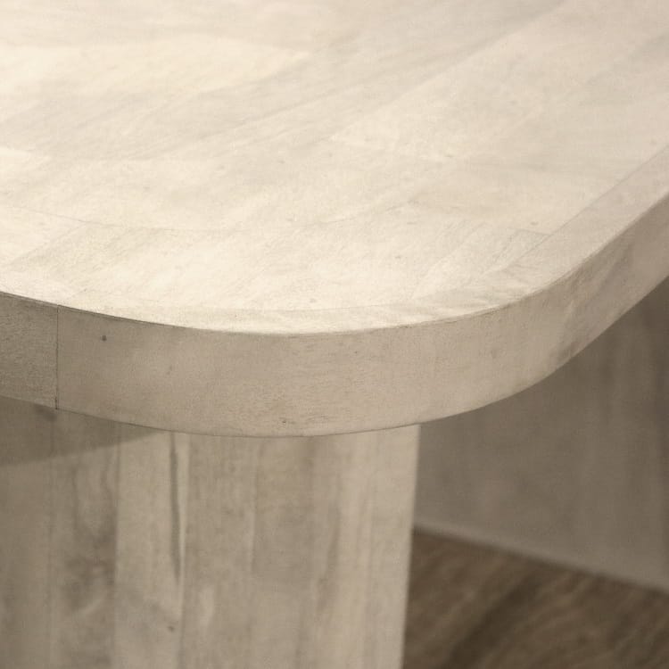 Mesa de Comedor en Madera de Mango Blanco Triber (183x92x77 cm) - Imagen 3