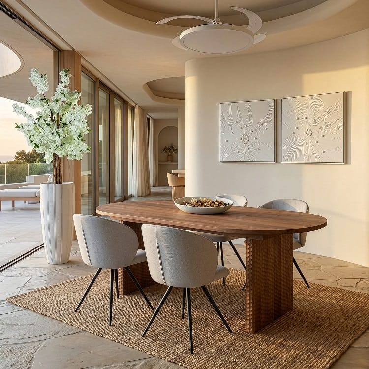 Mesa de Comedor en Madera de Mango Triber (200x100x75 cm) - Imagen 2