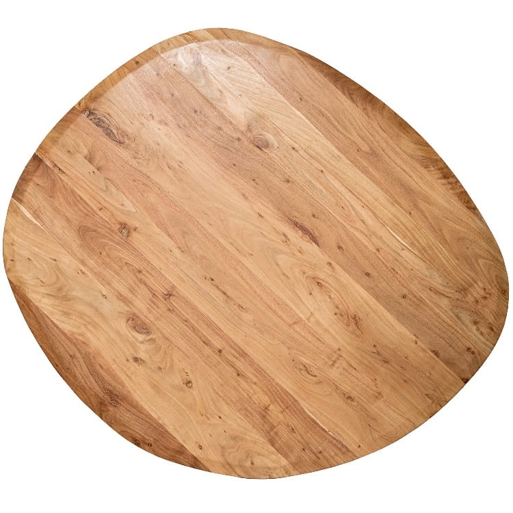 Mesa de Comedor Ovalada en Madera de Mango Cochem (140x120x77 cm) - Imagen 3
