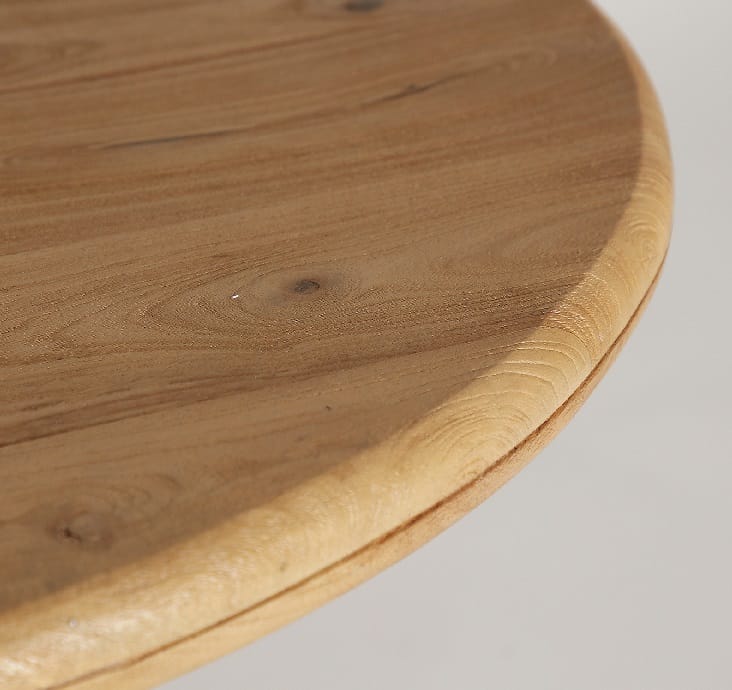 Mesa de Comedor Redonda Mango Limburg,Nórdico (120 dx76 cm) - Imagen 2