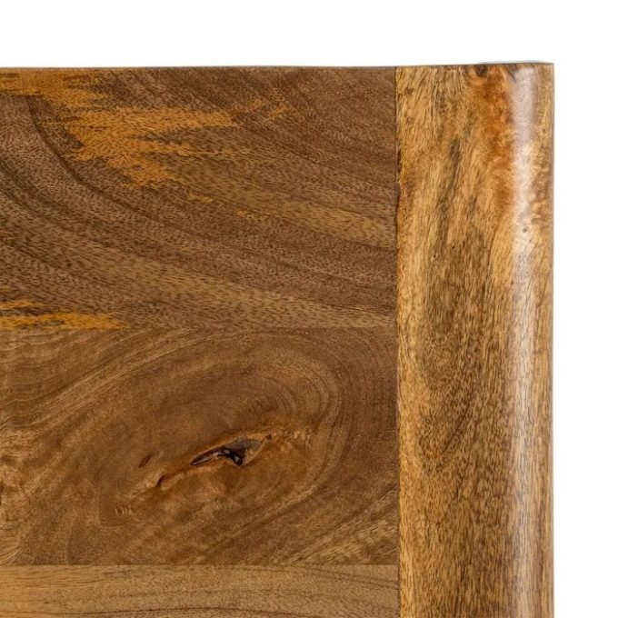 Set 2 Mesas Centro Nido en Madera de Mango Akira, Estilo Japandi (100x50x35 cm)