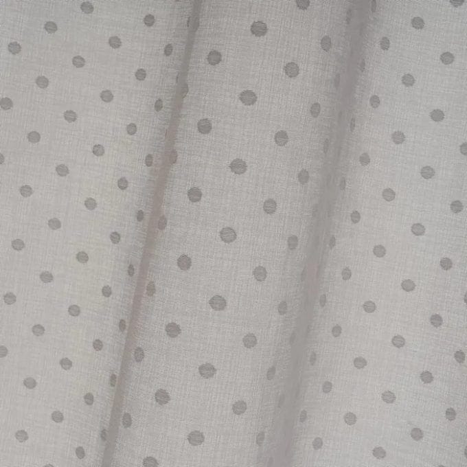 Set 2 Visillos Grises Topos Lucía (2 140x260 cm)