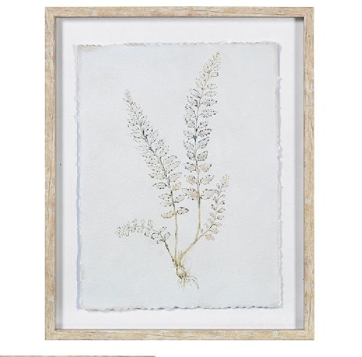 cuadro ramas marrones botánico