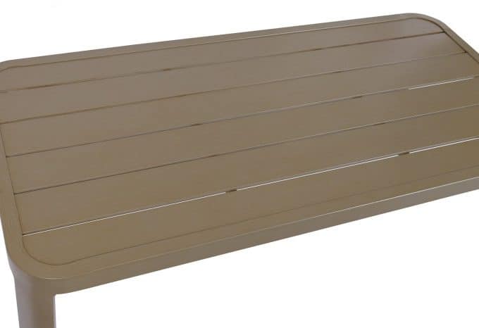 Set de Jardín en Aluminio con Sofás, Sillones y Mesita, Bahamas (188x75x67cm)