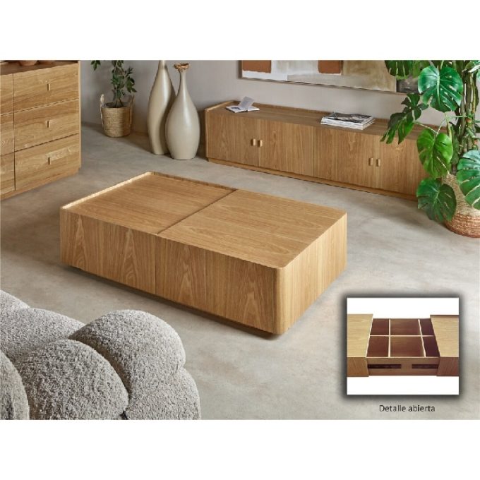 Mueble Auxiliar-TV Madera de Fresno Sigurd , Nórdico (180x40x40 cm)