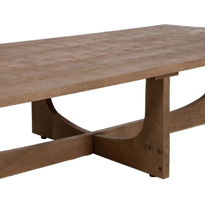 Mesa de Centro Madera Mango Akira, Japandi (152x76x36cm) - Imagen 3