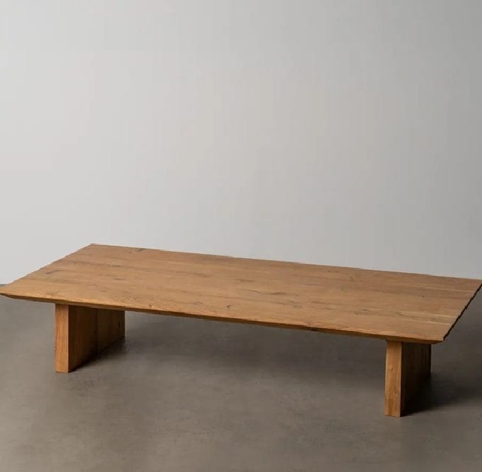 Mesa de Centro en Madera de Acacia Onsen, Japandi (150x70x30cm)