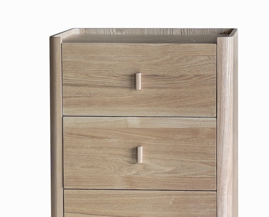 Sinfonier Seis Cajones Madera de Fresno Sigurd , Nórdico (50x40x126 cm)