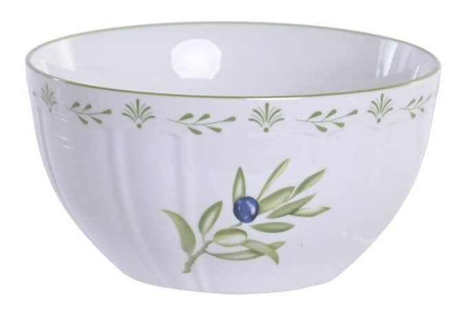 Bandeja Madera Mango Dibujo Ramos de Olivo, Estilo Mediterráneo (44x27x4,5 cm)