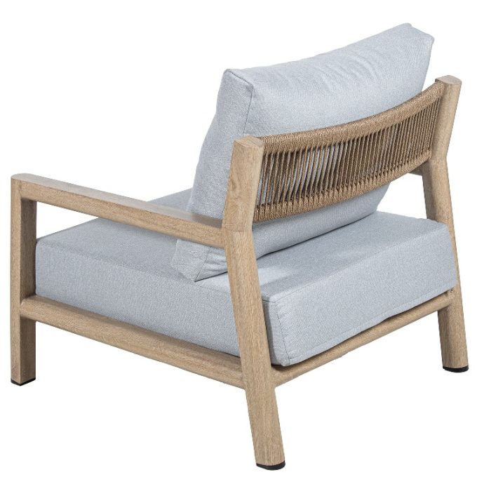 Set de Jardín en Aluminio y Ratán Sintético, Moraira (190x85x70 cm)